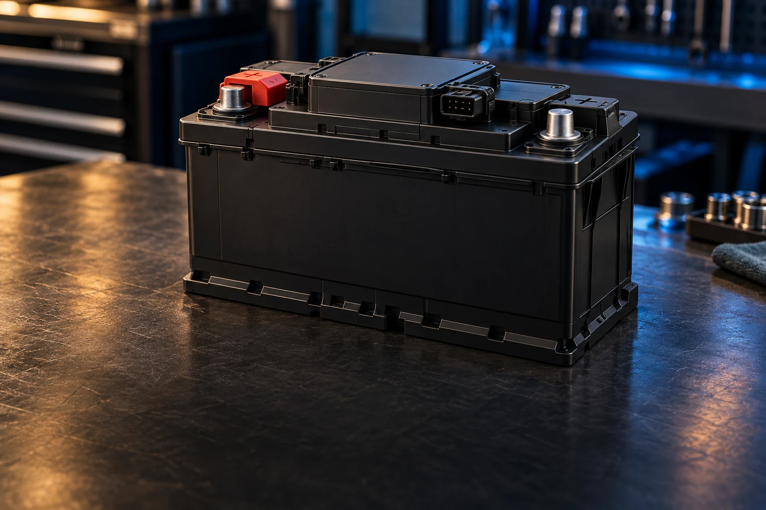 Lithium Battery in the workshop